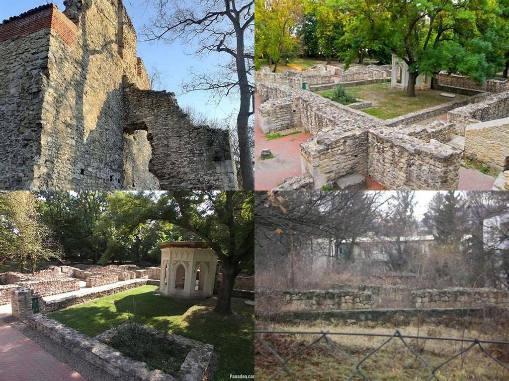 Nyék középkori templomának romjai (Ruinas de la iglesia medieval de Nyék)