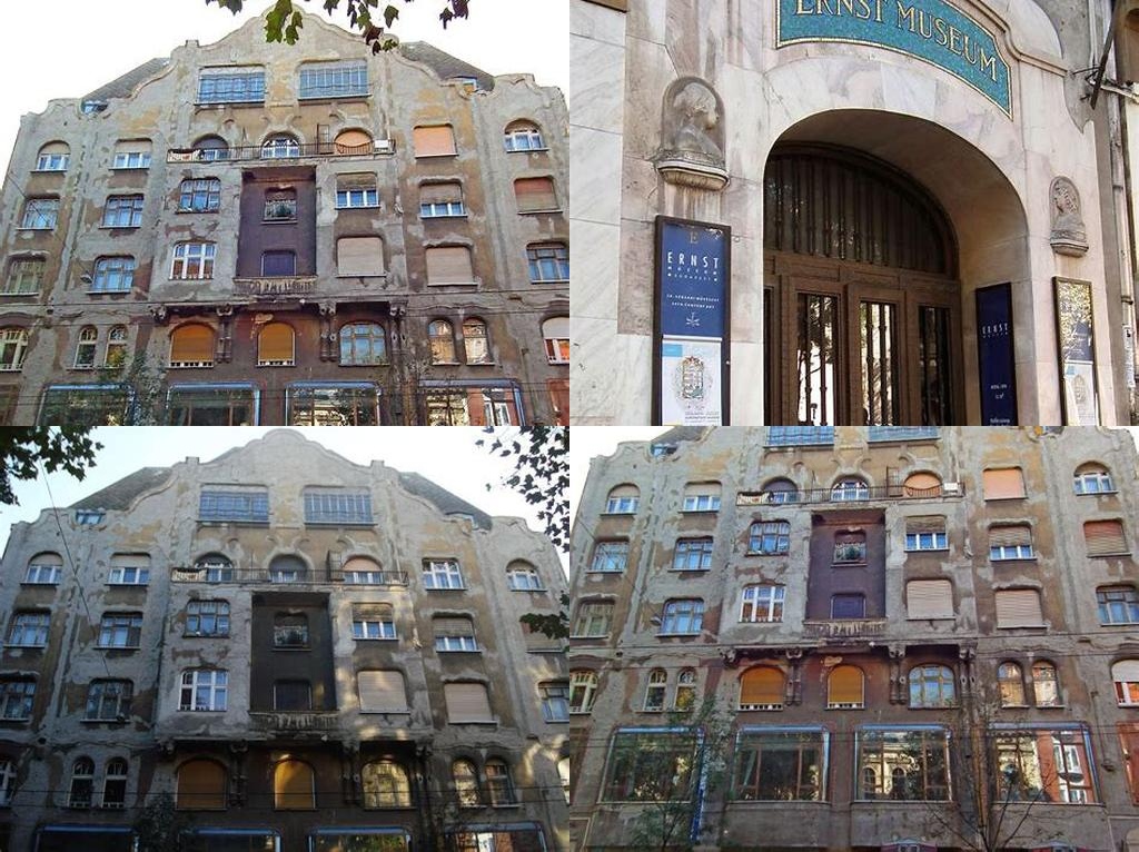 lakóház, Ernst Múzeum és filmszínház épülete (Casa residencial, Museo Ernst y edificio del cine)