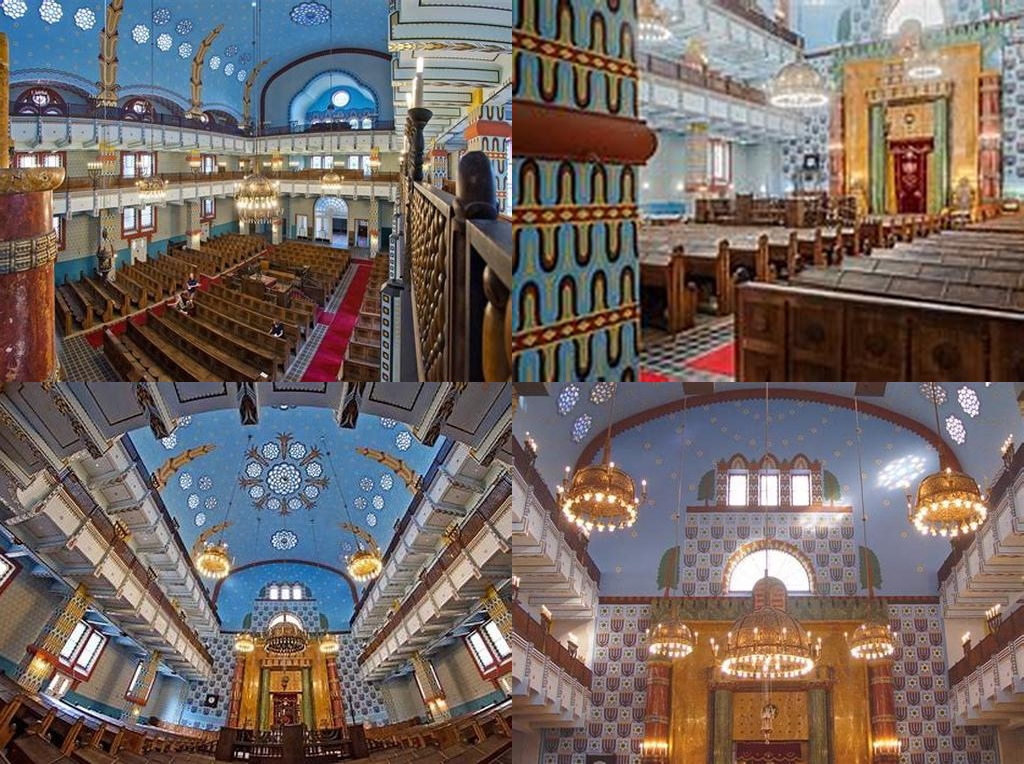 Kazinczy utcai zsinagóga és lakóház (Sinagoga y edificio residencial de la calle Kazinczy)