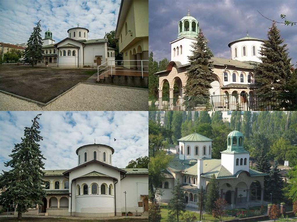 Bolgár ortodox templom, historizáló korai modern (Iglesia ortodoxa búlgara, historicista de inicios de la modernidad)