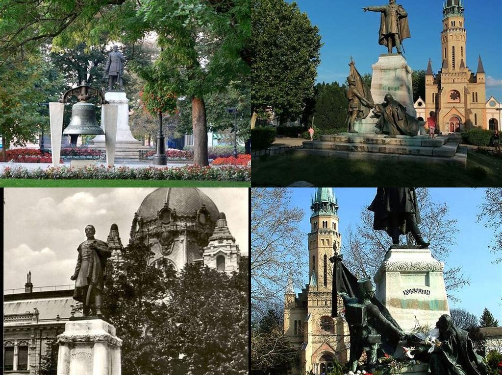 Kossuth tér y Kossuth-szobor (Plaza Kossuth y Estatua de Kossuth)