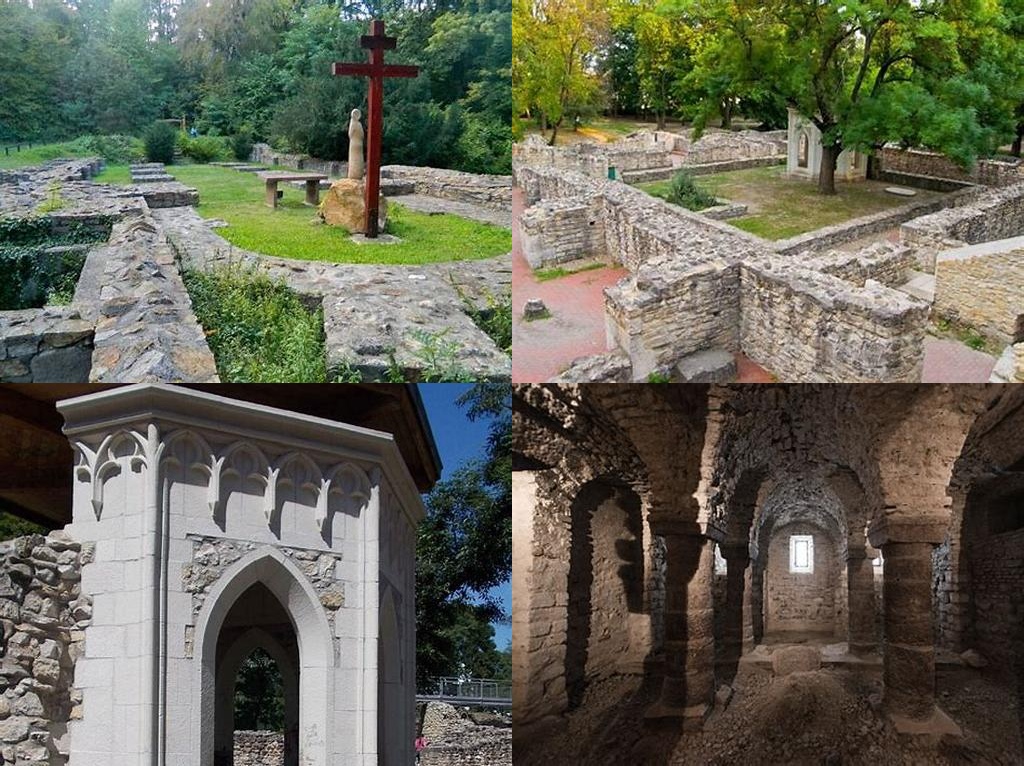 Kánai bencés kolostor maradványai (Las ruinas del monasterio benedictino de Kána)