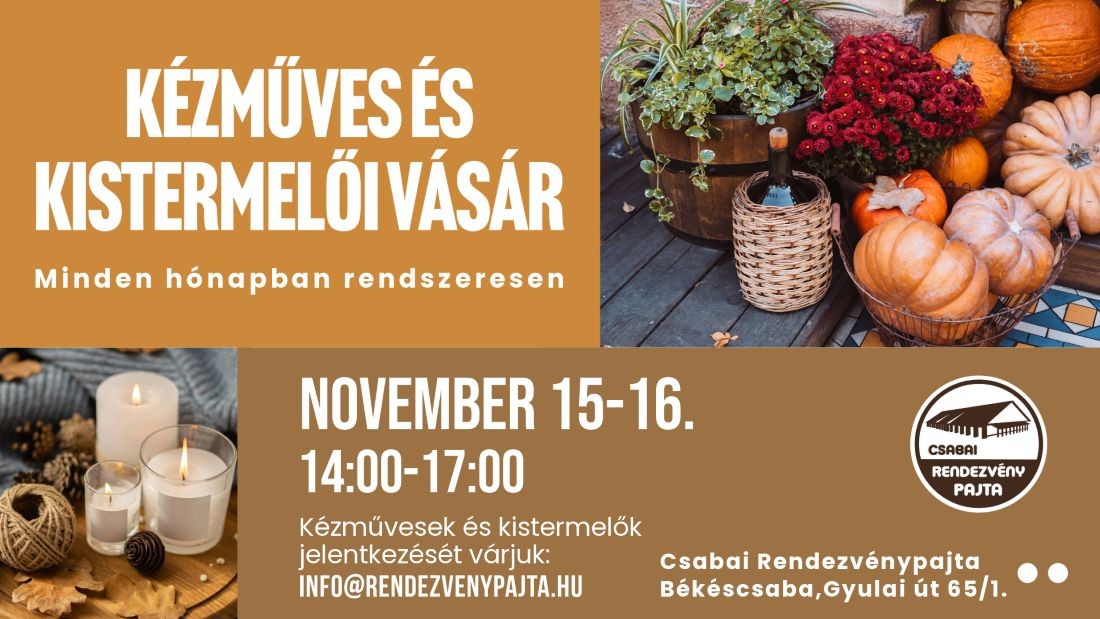 La Feria de Artesanía llega a Békéscsaba este enero