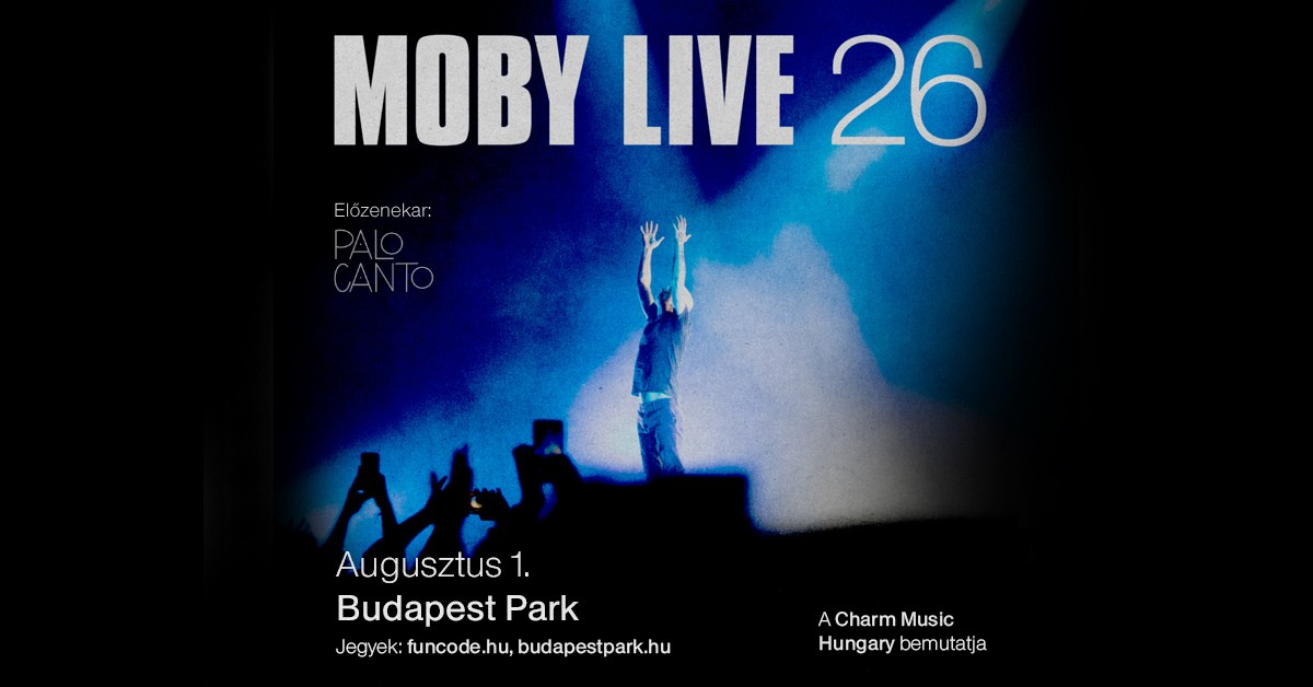 Moby Returns To Budapest (Budapest) After 15 Years