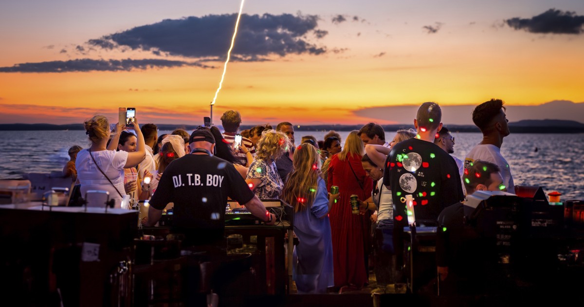 Siófok Party Boat Rocks Lake Balaton Nights